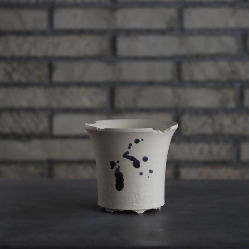 N/OH / ラン鉢 / dripping / W.呉 / SS (4号) no.215-2