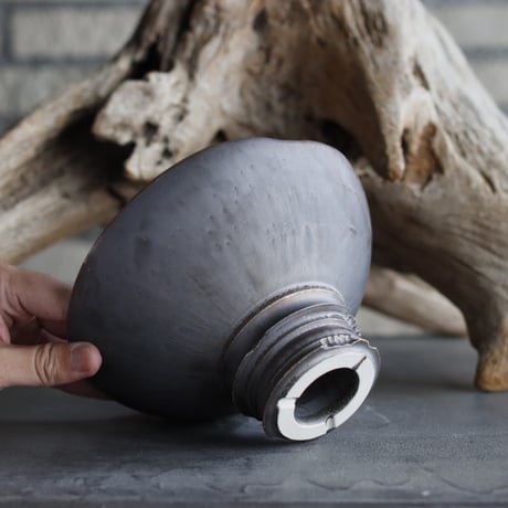 TAKERO POT / Tetsu (6号鉢)  no.323-1