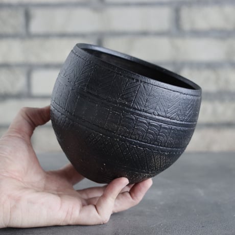 Yuta Uchida / black clay / humanity (4.5号)  no.517-71