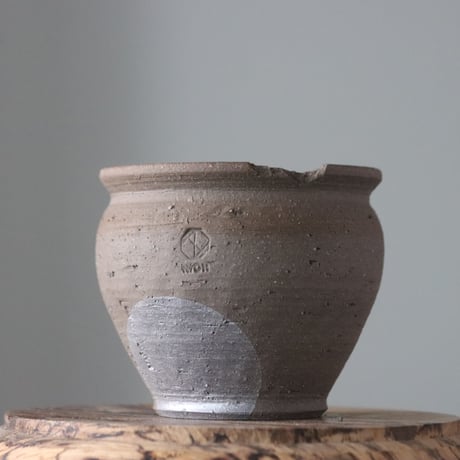 N/OH / コロ鉢 / Smoky gray + Moon / XS   no.804-24