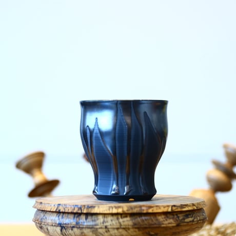 Yuta Uchida〝black glaze″ / humanity pot    no514-U25