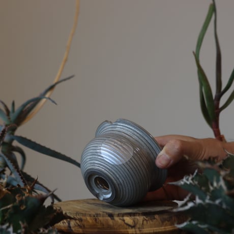N/OH / コロ鉢 / M.gray + Moon / XS   no.929-15
