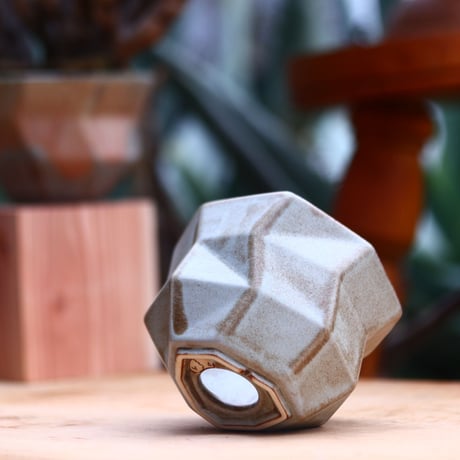 P&A ceramic ware / polygon pot 　no.612-P07