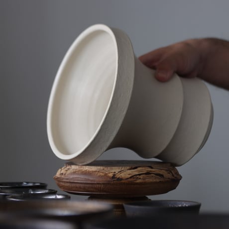 Atsushi Funakushi / white flake / humanity pot     no.512-51