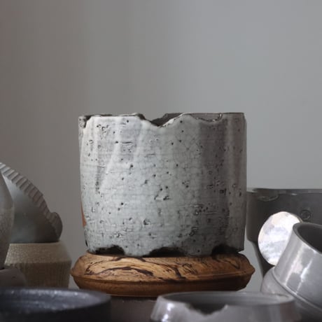N/OH / コロ鉢 / classic gray + Moon / M   no.1027-15