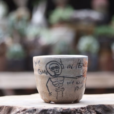 Andrew  Gemrich〝calavera″／humanity pot  no100234