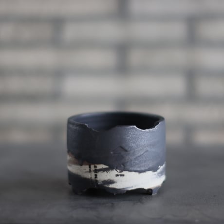 N/OH / コロ鉢 / MARBLE NOHBLE + Strokes / SS (3.5号)  no.1025-36
