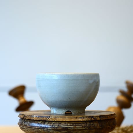 Masato Akutsu〝white glaze″ / humanity pot    no514-Am11