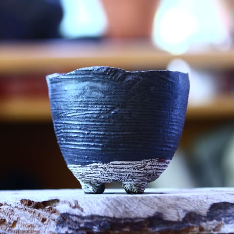 joint pot   安西桂   ×   安西岳郎   親子鉢〝土の子″  M  no.82364