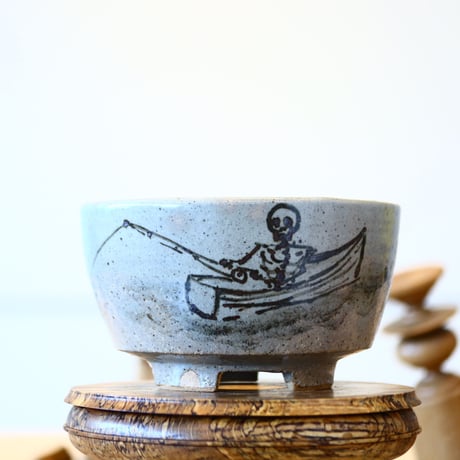 Andrew  Gemrich〝calavera″ / humanity pot    no521-G5