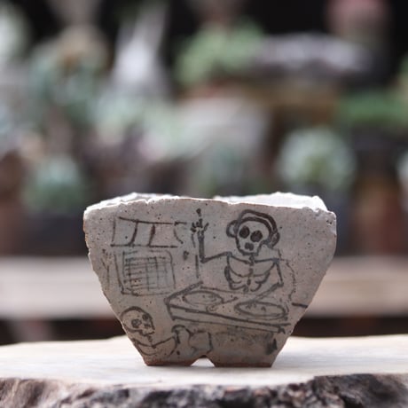 Andrew  Gemrich〝calavera″／humanity pot    no100222
