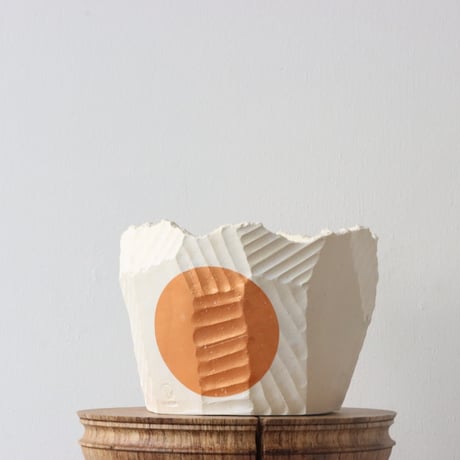 N/OH / 応-OU- / white＋Moon / S (5号)  no.504-5