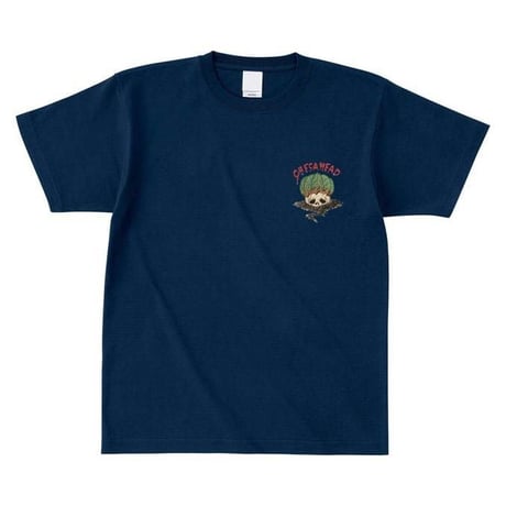 humanity×MENOSYAMA 【poorpatch T-shirt】obesa-head（NAVY / MENOSYAMA limited color）予約販売