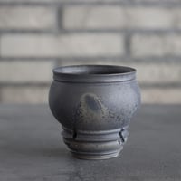 takero pot / mushikui / 炭化焼成 (2.5号)  no.531-105