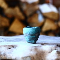 joint pot   安西桂   ×   安西岳郎   親子鉢〝土の子″ デン  SS  no.112960