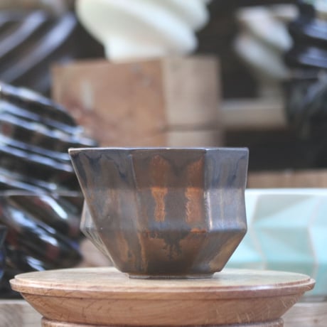 P&A ceramic ware / polygon pot 　no.108-89