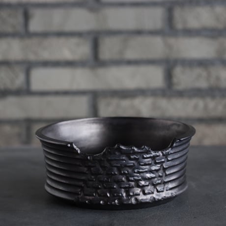 Yuta Uchida / black glaze melt  / humanity (5.5号)  no.517-79