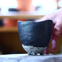 joint pot   安西桂   ×   安西岳郎   親子鉢〝土の子″ M   no.1018-30