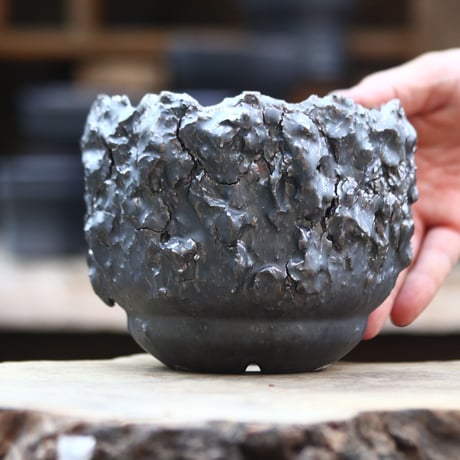 Yuta  Uchida 〝black  rust″ / humanity pot   no.32414