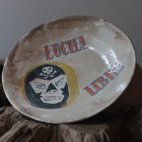 【食器/皿】Andrew Gemrich〝LUCHA LIBRE″ / humanity pot no.920-L38