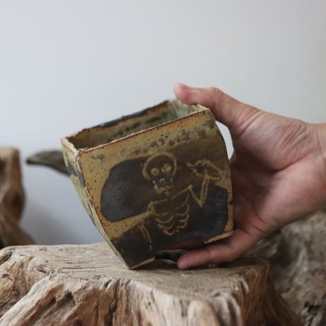 Andrew Gemrich〝CALAVERA″ / humanity pot  no.920-C72