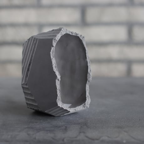 N/OH / 応-OU-/ smoky gray＋Moon / SS (4号)  no.222-132