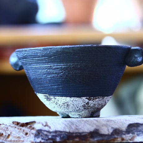joint pot   安西桂   ×   安西岳郎   親子鉢〝土の子″  L ミミツキ  no.82394