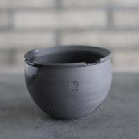 N/OH / コロ鉢-Tear Drop (ダブル) / rich black × Black / SS (4号)  no.503-196