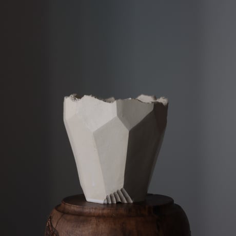 N/OH / 澪標 / matt white ＋Line / S  no.202-44