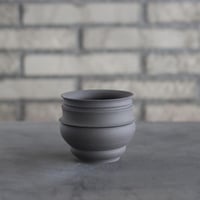 takero pot / ヤキシメ クロ (3号)   no.208-52
