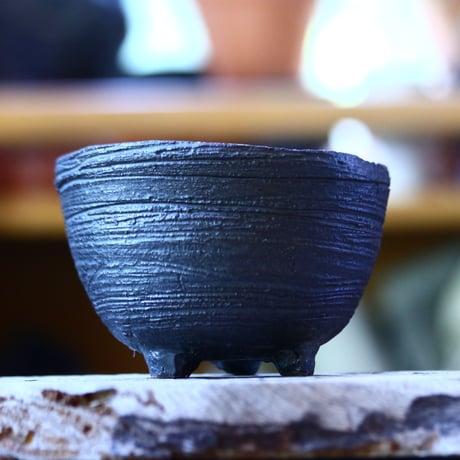 joint pot   安西桂   ×   安西岳郎   親子鉢〝土の子″  L  no.82381