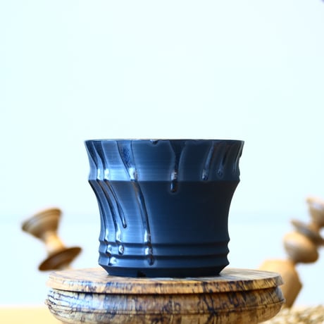 Yuta Uchida〝black glaze″ / humanity pot    no514-U21