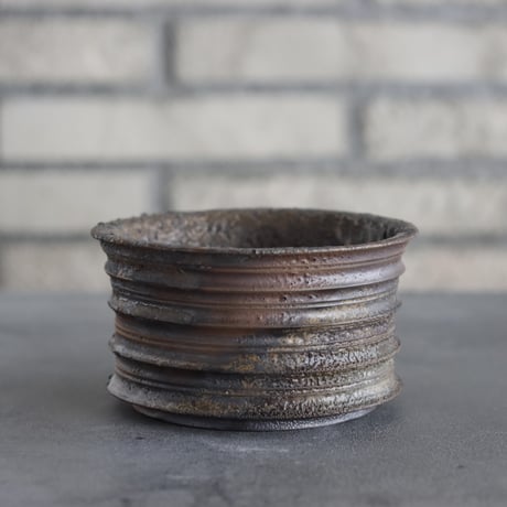 takero pot / 炭化焼成 (4号)  no.531-75