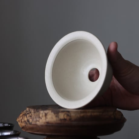 Atsushi Funakushi / white flake / humanity pot     no.512-44