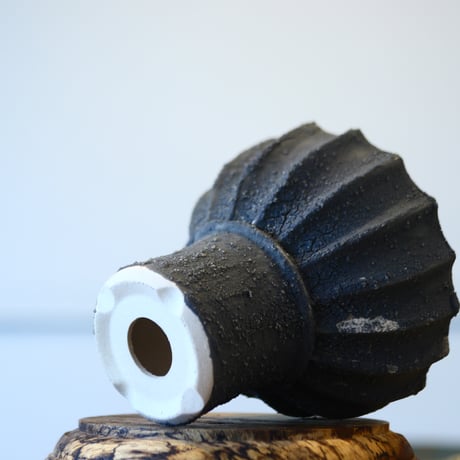 soso/礎礎 /  Cylinder Bowl / Black Reef      no.331-42