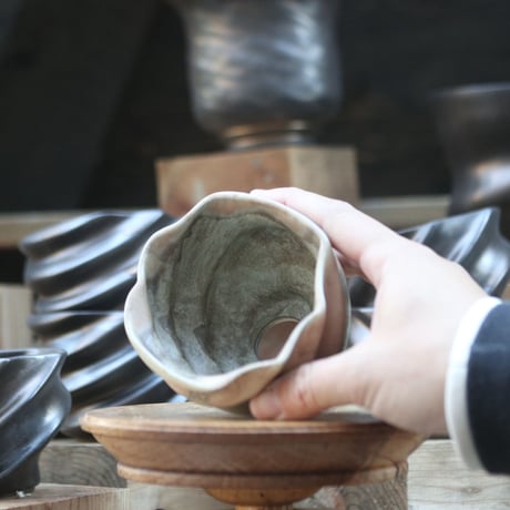 P&A ceramic ware / spiral pot 　no.108-114
