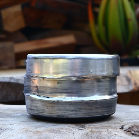 Yuta  Uchida〝 silver  rust″／humanity pot    no508167
