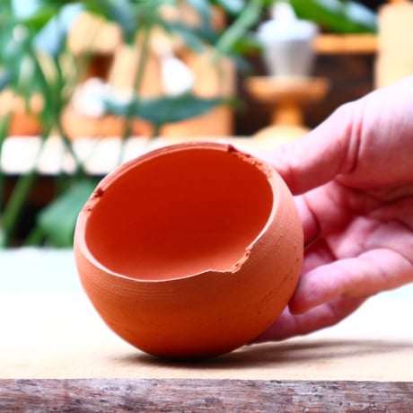 N/OH コロ鉢 / XS / Persimmon    no.424/30