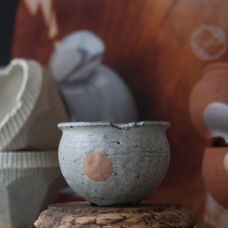 N/OH / コロ鉢 / classic gray + Moon / SS   no.1117-7