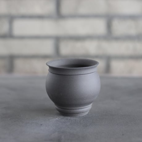 takero pot / ヤキシメ クロ (2.5号)   no.208-91