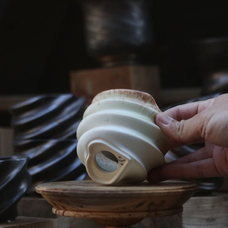 P&A ceramic ware / spiral pot 　no.108-112