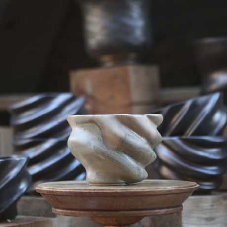 P&A ceramic ware / spiral pot 　no.108-113