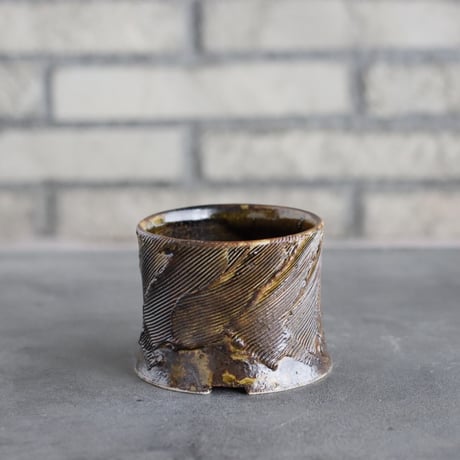 Masato Akutsu / brown glaze / humanity (2.5号)  no.517-105
