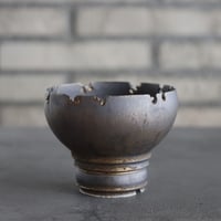 takero pot / mushikui / 炭化焼成 (3.5号)  no.531-94