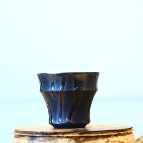 Yuta Uchida / black glaze / humanity pot    no.1231-4