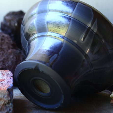 Yuta  Uchida 〝black  glaze″   /   humanity pot       no.42549