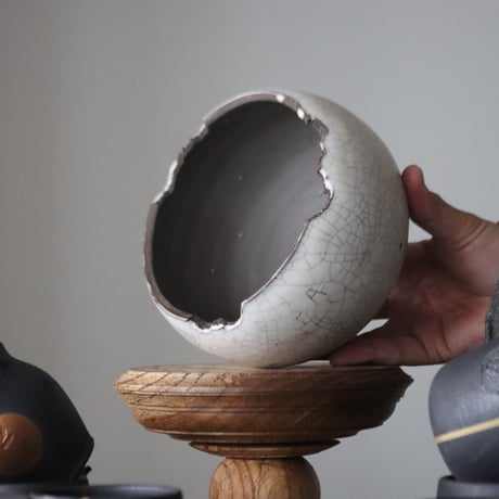 N/OH / コロ鉢 / classic grey / S    no.428-15