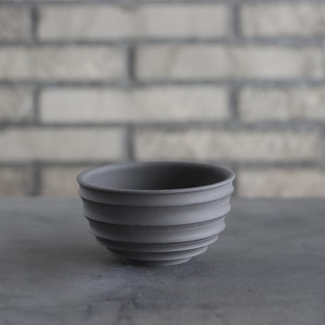 takero pot / ヤキシメ クロ (4号)   no.208-54