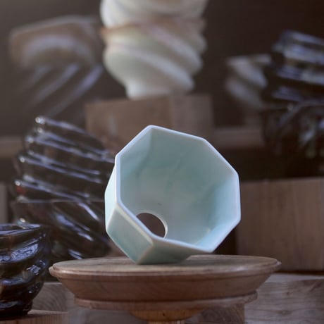 P&A ceramic ware / polygon pot 　no.108-98