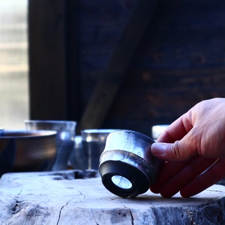 Yuta  Uchida 〝 silver  rust″    /   humanity pot      no.11756
